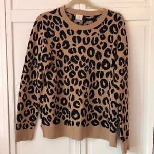 A New Day leopard sweater size xl